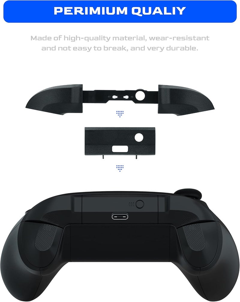 Benseager Replacement Bumper for Xbox Series X Controller, LB RB Bumper Button Replacement Parts for Xbox Series X/S Controller (Black&White) - Image 3